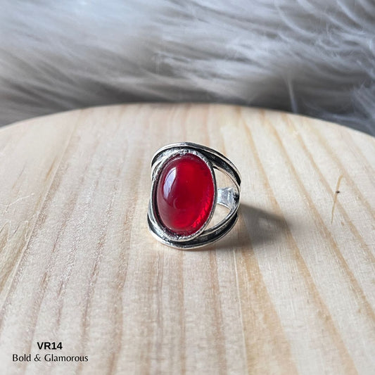 Vintage Ring | VR14 | Blood Red