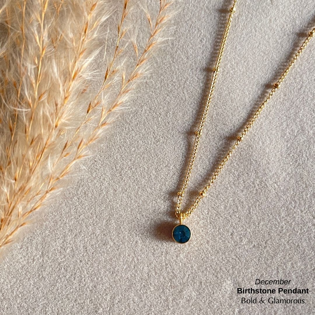 Necklace | SN095 | Birthstone | December