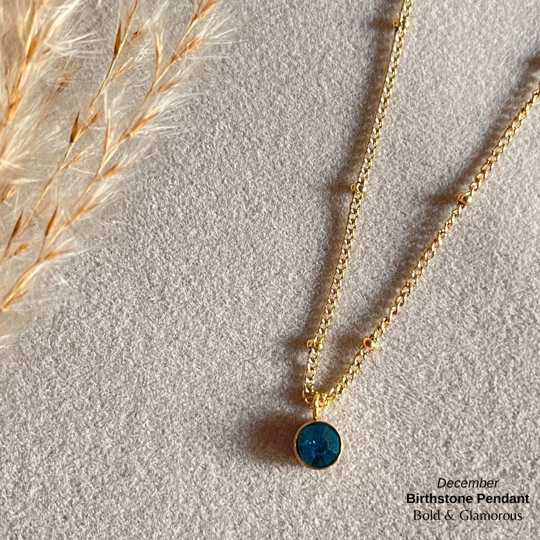 Necklace | SN095 | Birthstone | December