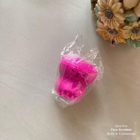 Silicone Face Scrubber Octopus | FSB01 | Dark Pink