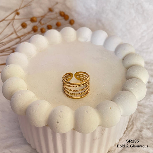 Statement Ring | SR135 | Gold