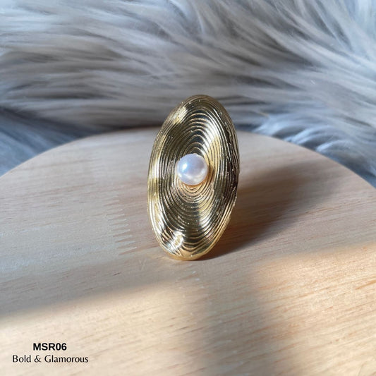 Statement Ring | MSR06 | Gold