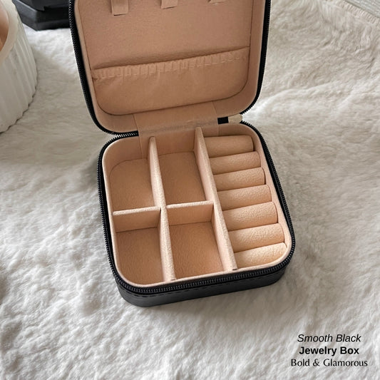 Jewelry Box (Travel Size) - Smooth Black
