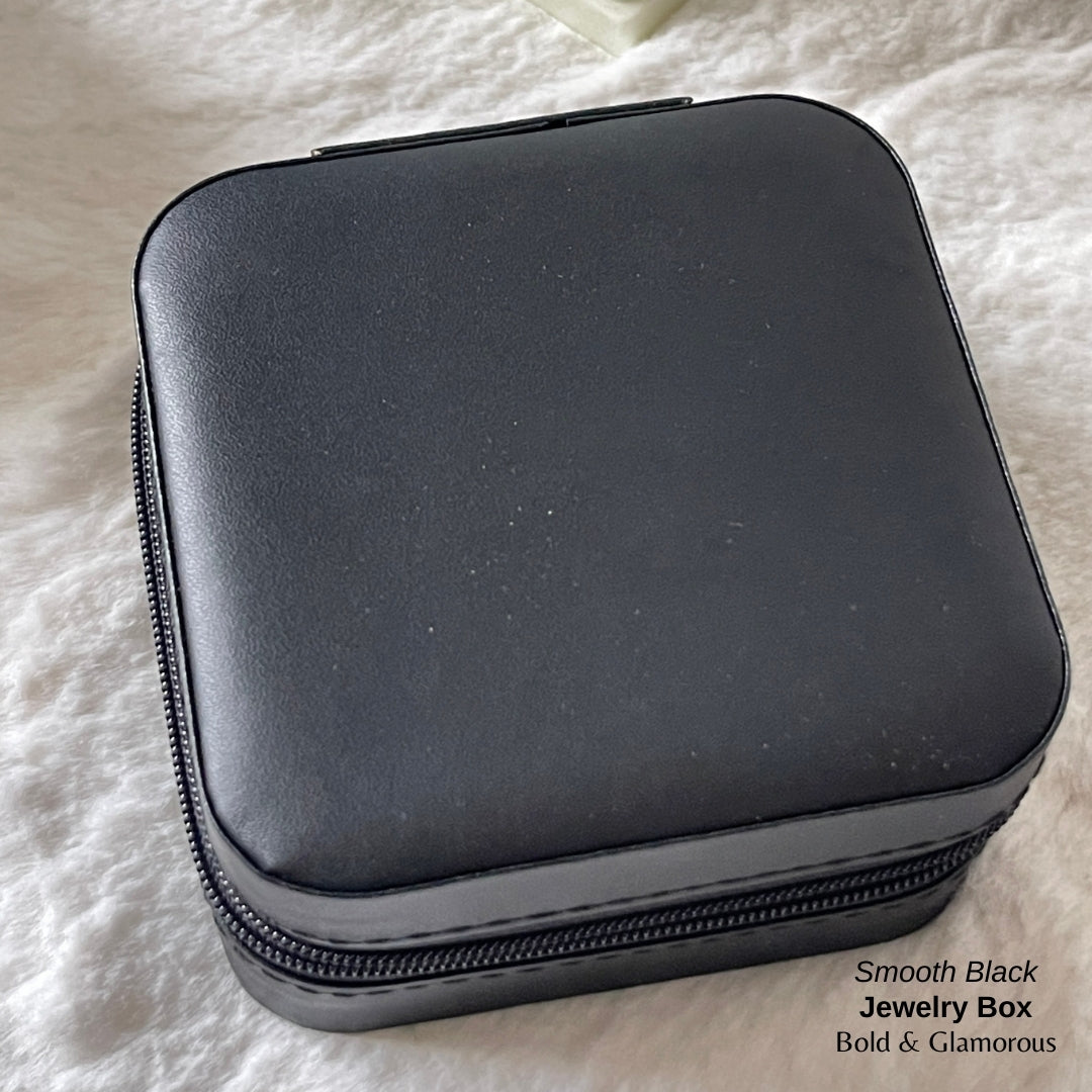 Jewelry Box (Travel Size) - Smooth Black