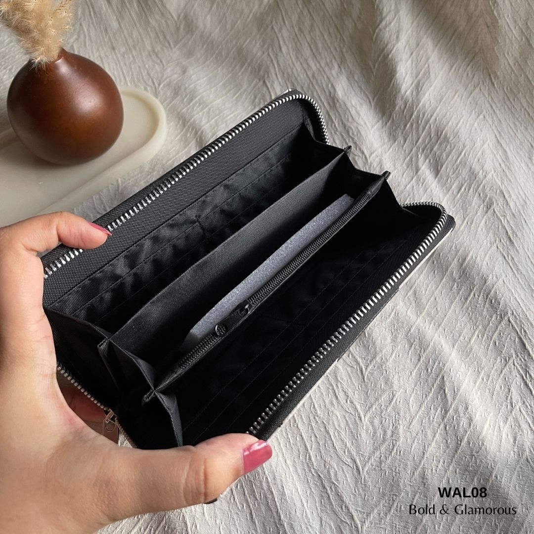 Bright Leather Wallet | WAL08 | Zebra