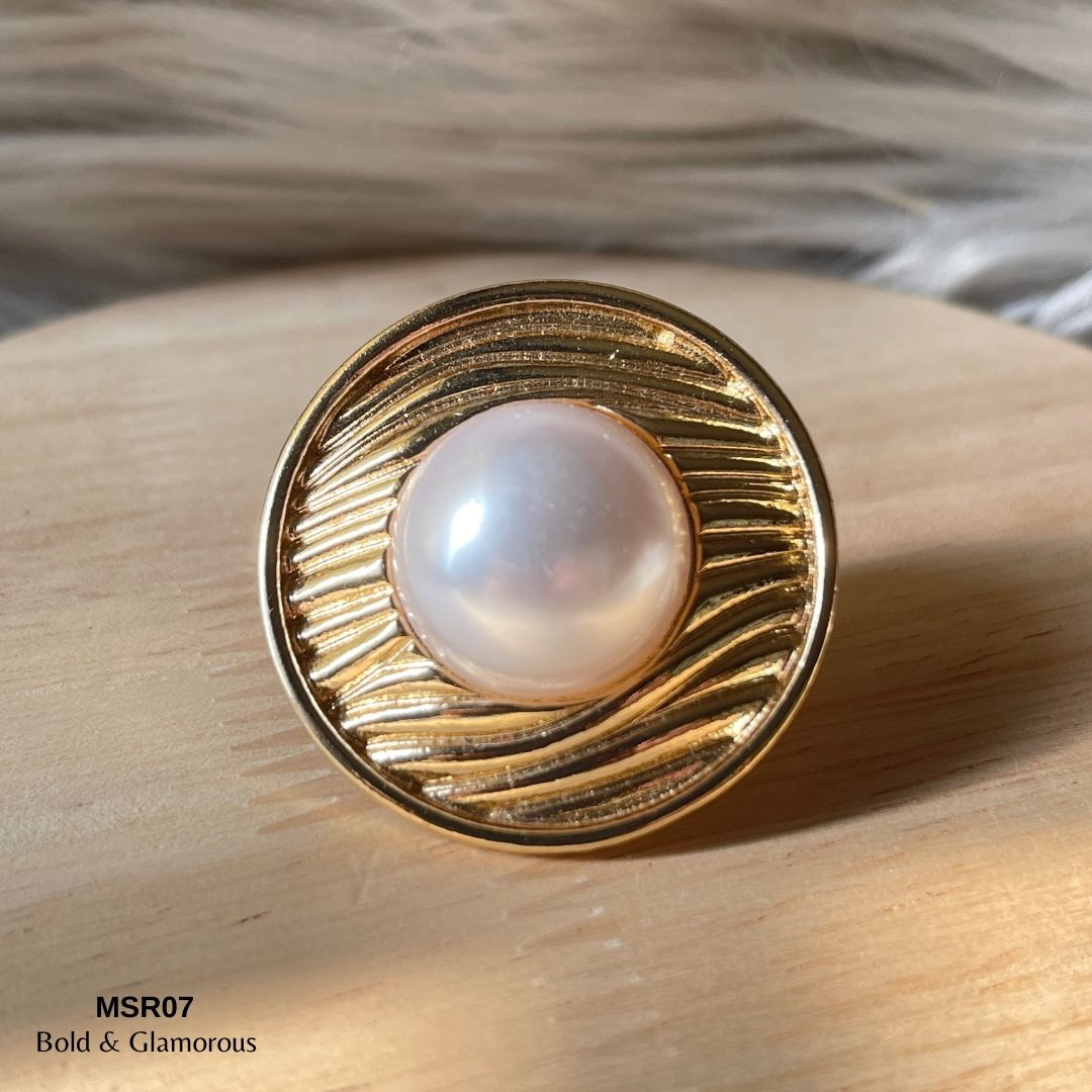 Statement Ring | MSR07 | Gold
