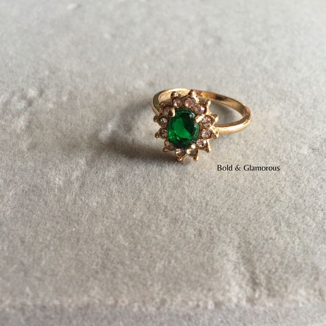 Diamond Cut Ring | DCR01 | Green