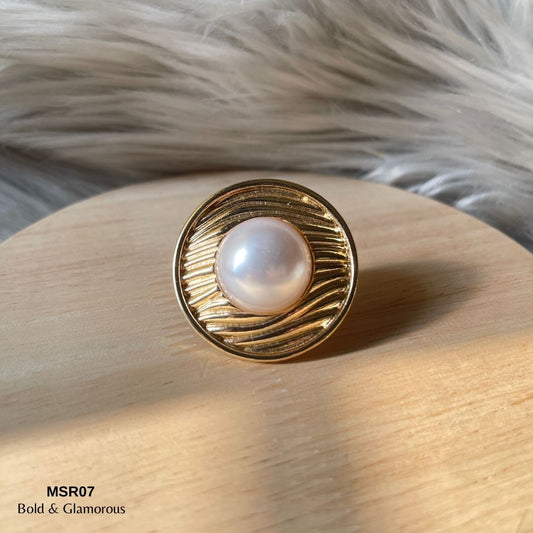 Statement Ring | MSR07 | Gold
