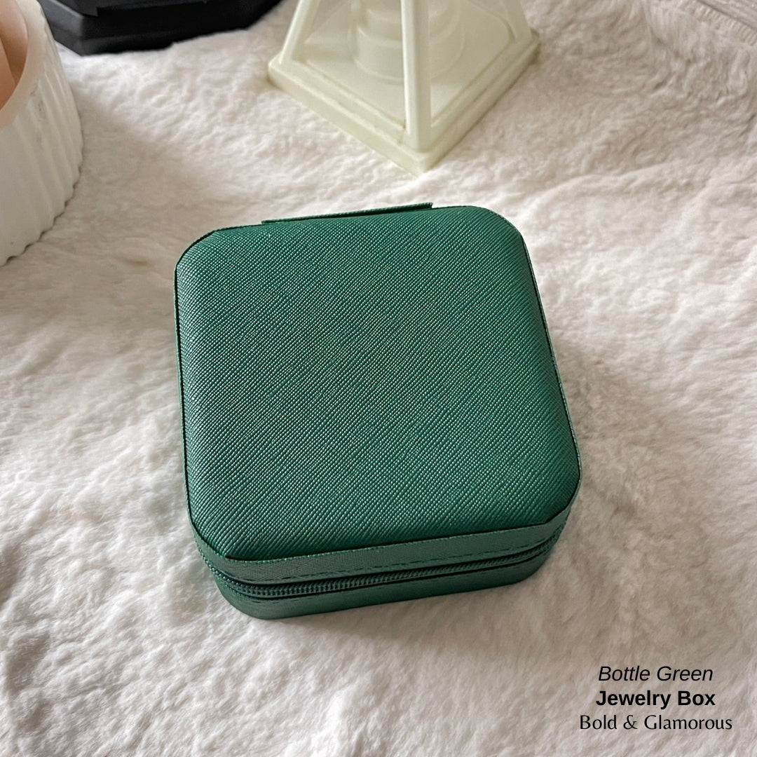 Jewelry Box (Travel Size) - Bottle Green