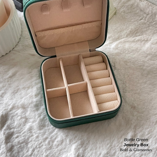 Jewelry Box (Travel Size) - Bottle Green