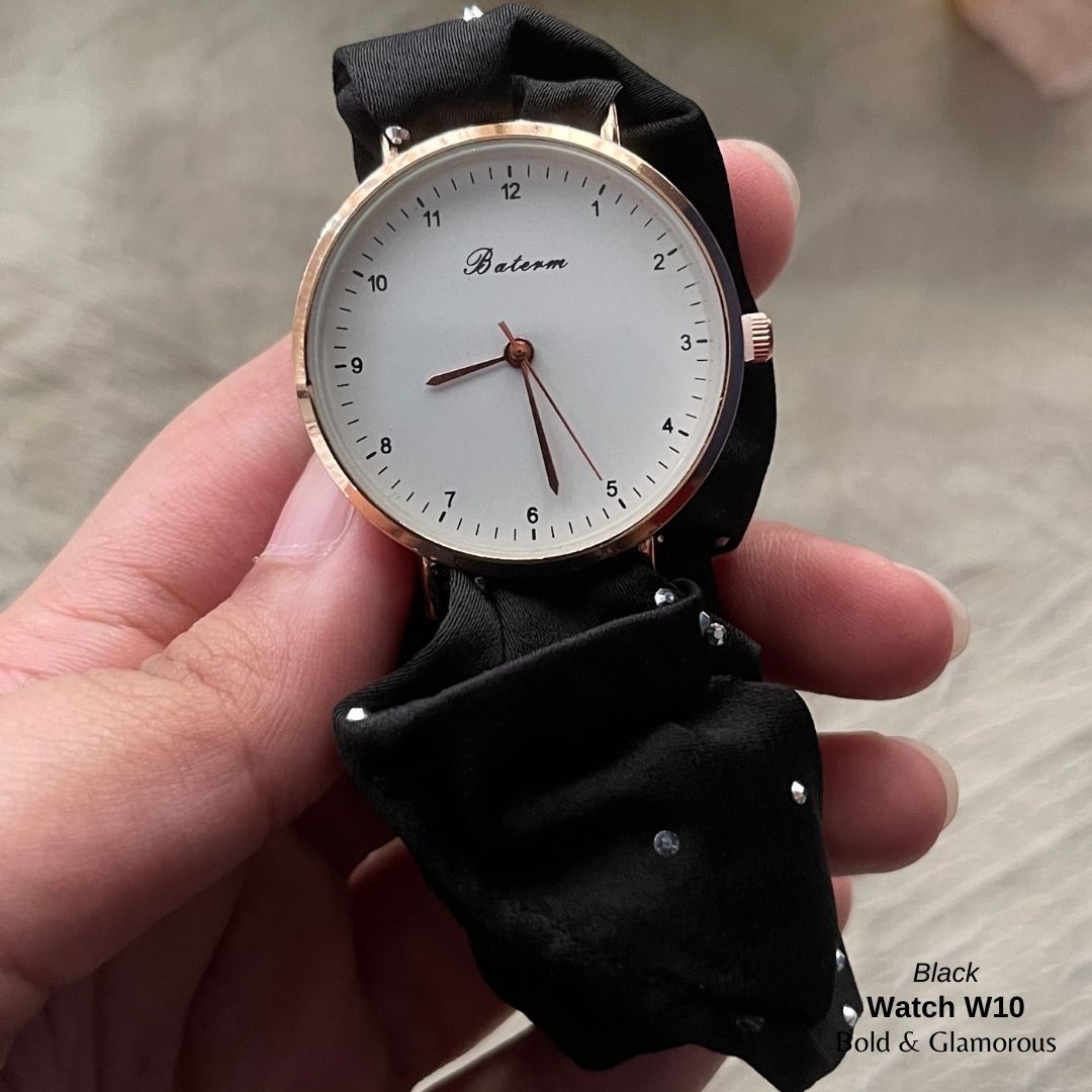Scrunchie Watch | W10 | Black