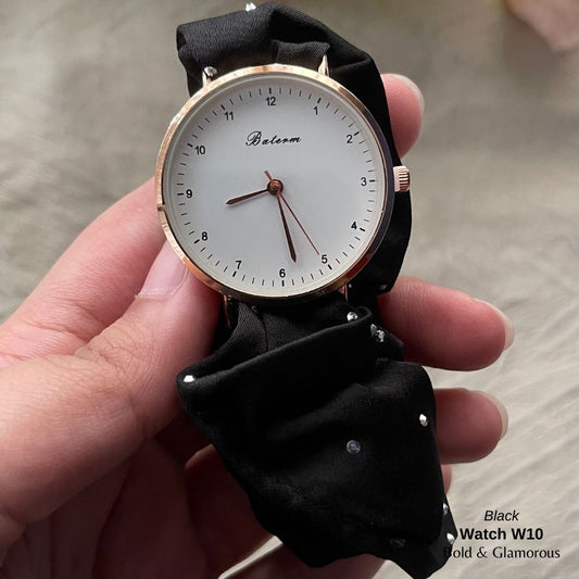 Scrunchie Watch | W10 | Black