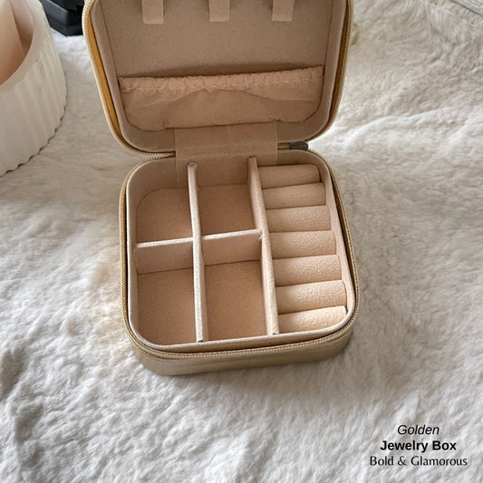 Jewelry Box (Travel Size) - Golden