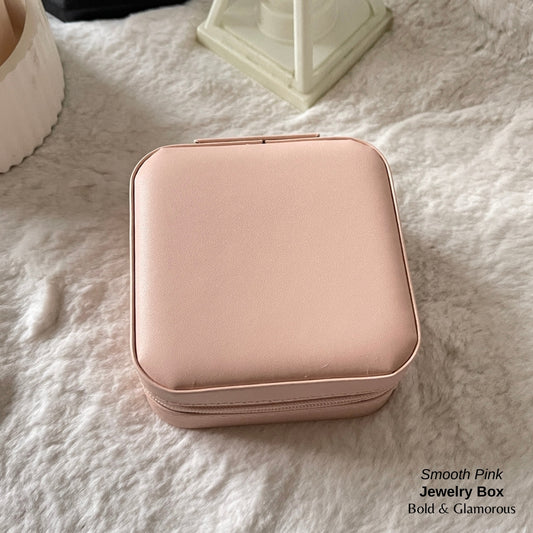 Jewelry Box (Travel Size) - Smooth Pink