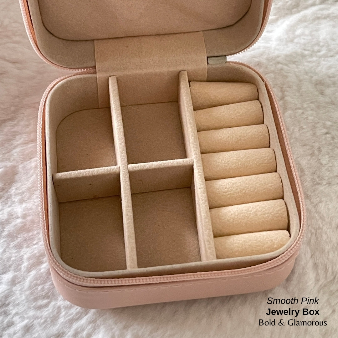 Jewelry Box (Travel Size) - Smooth Pink