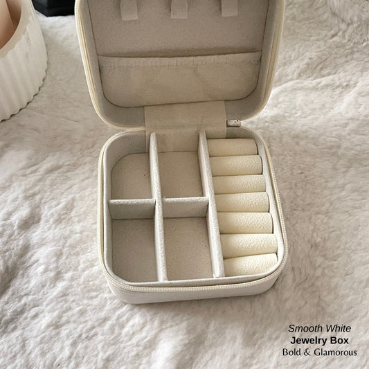 Jewelry Box (Travel Size) - Smooth White