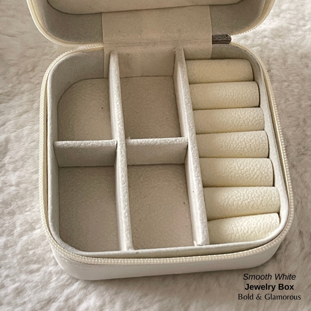 Jewelry Box (Travel Size) - Smooth White
