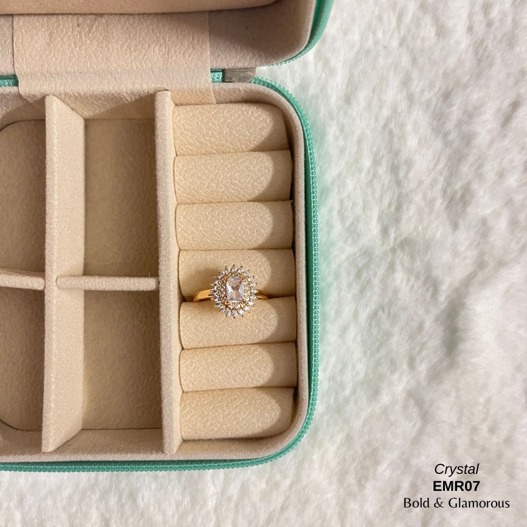 Diamond Cut Ring | EMR07 | Crystal
