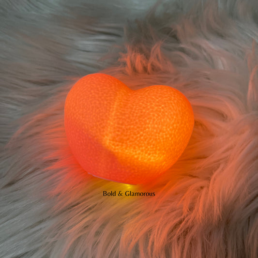 Heart Shaped Desk Lamp | Pink