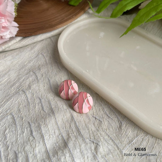 Stud Earring | ME65 | Bekka | Pink