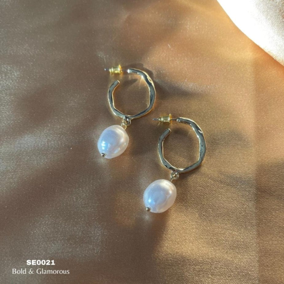Baroque Pearl Earring | SE021