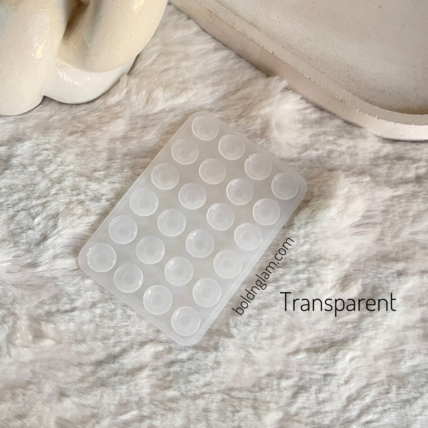 Double Sided Silicone Suction Pad | Transparent