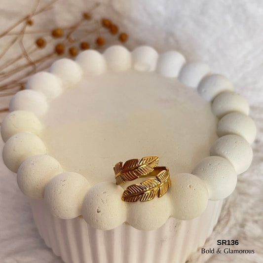 Statement Ring | SR136 | Gold