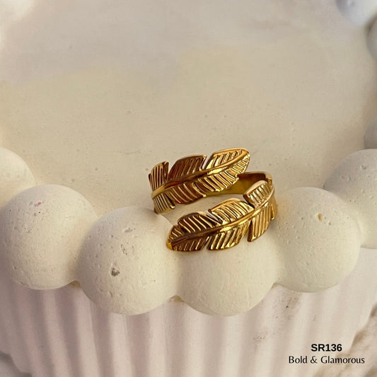 Statement Ring | SR136 | Gold