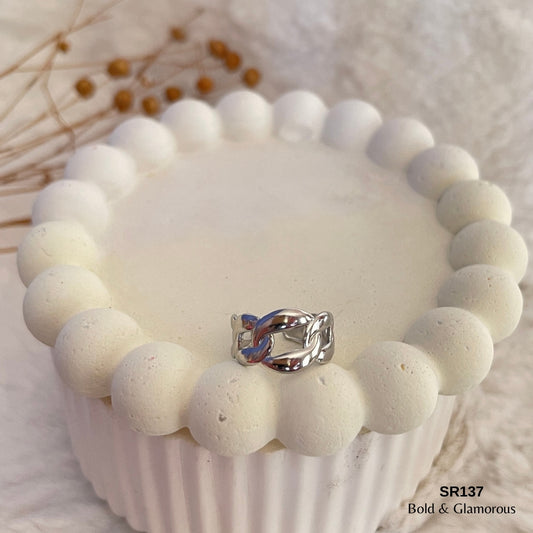 Statement Ring | SR137 | Silver