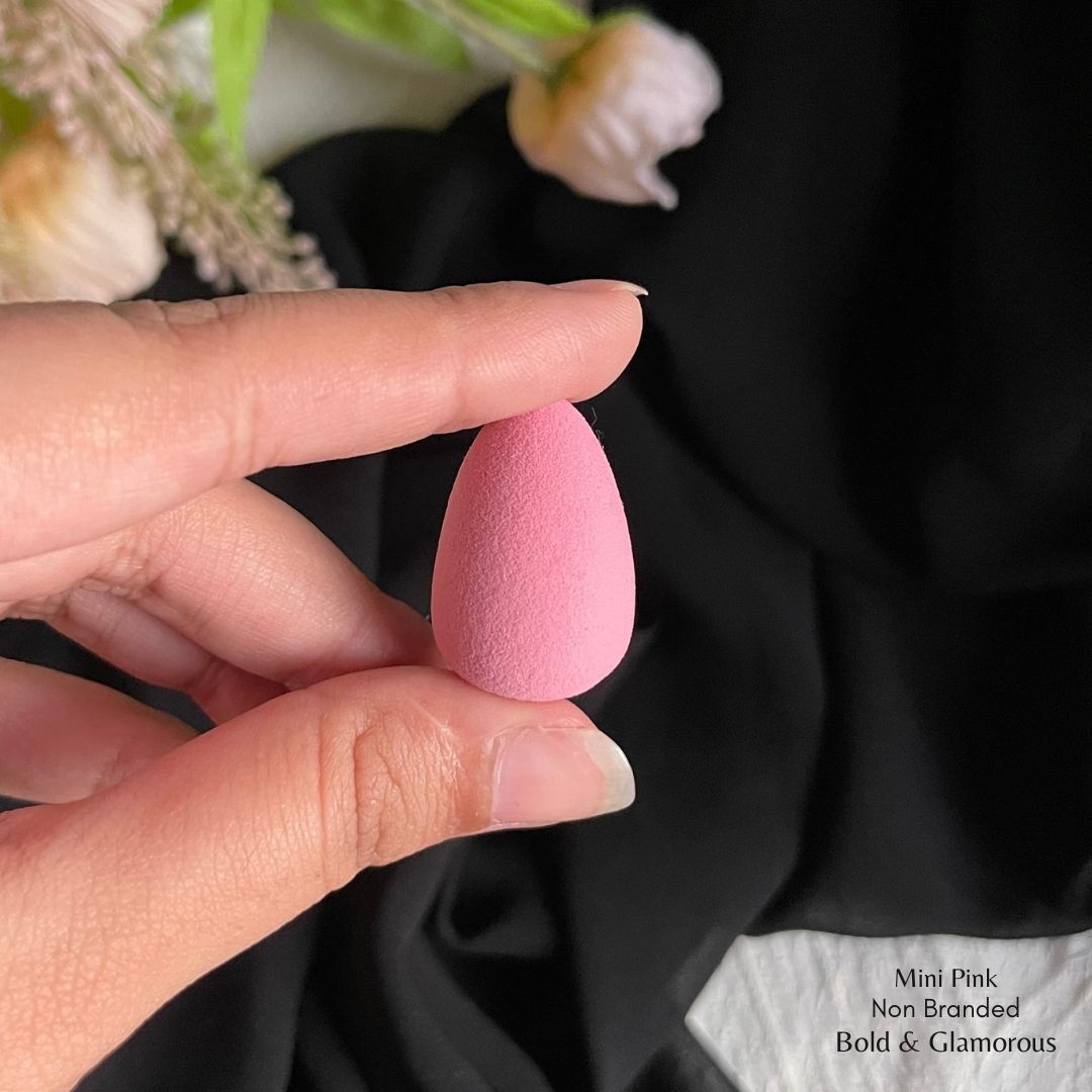 Non Branded Beauty Blender | Teardrop Mini | Pink