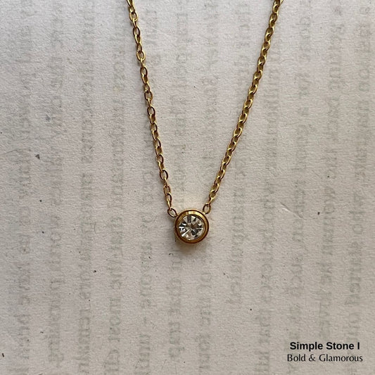 Necklace | SN105 | Simple Stone I