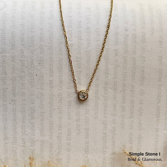 Necklace | SN105 | Simple Stone I