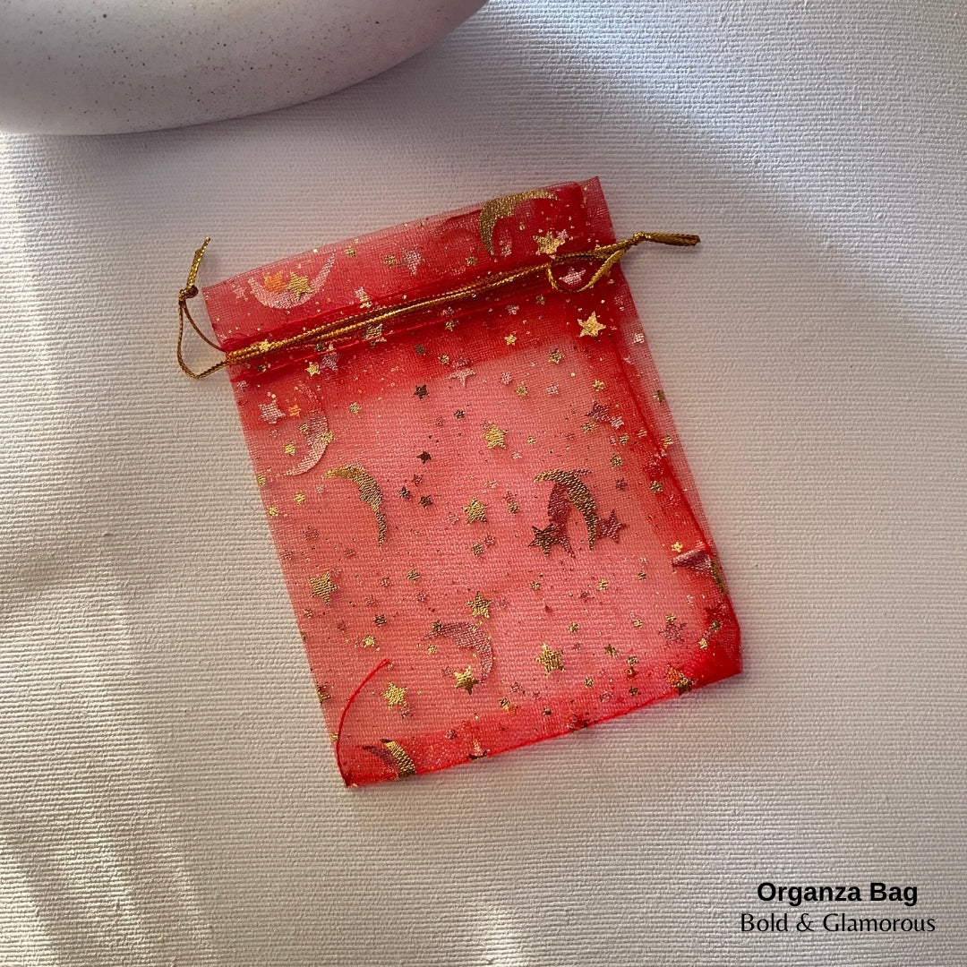 Organza Bag | Medium Size | Red