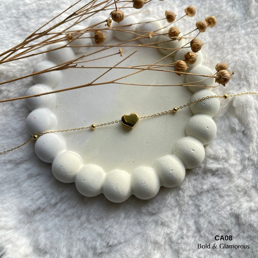 Chain Anklet | CA08 | Heart n Balls
