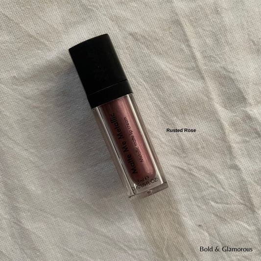 Sleek Matte Me Metallic Lip Cream | Rusted Rose | Mini