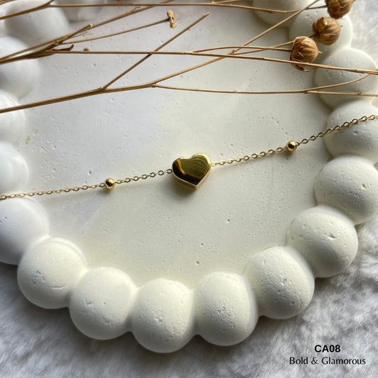 Chain Anklet | CA08 | Heart n Balls