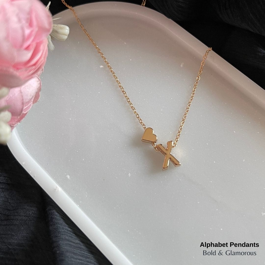 Alphabet Pendant X