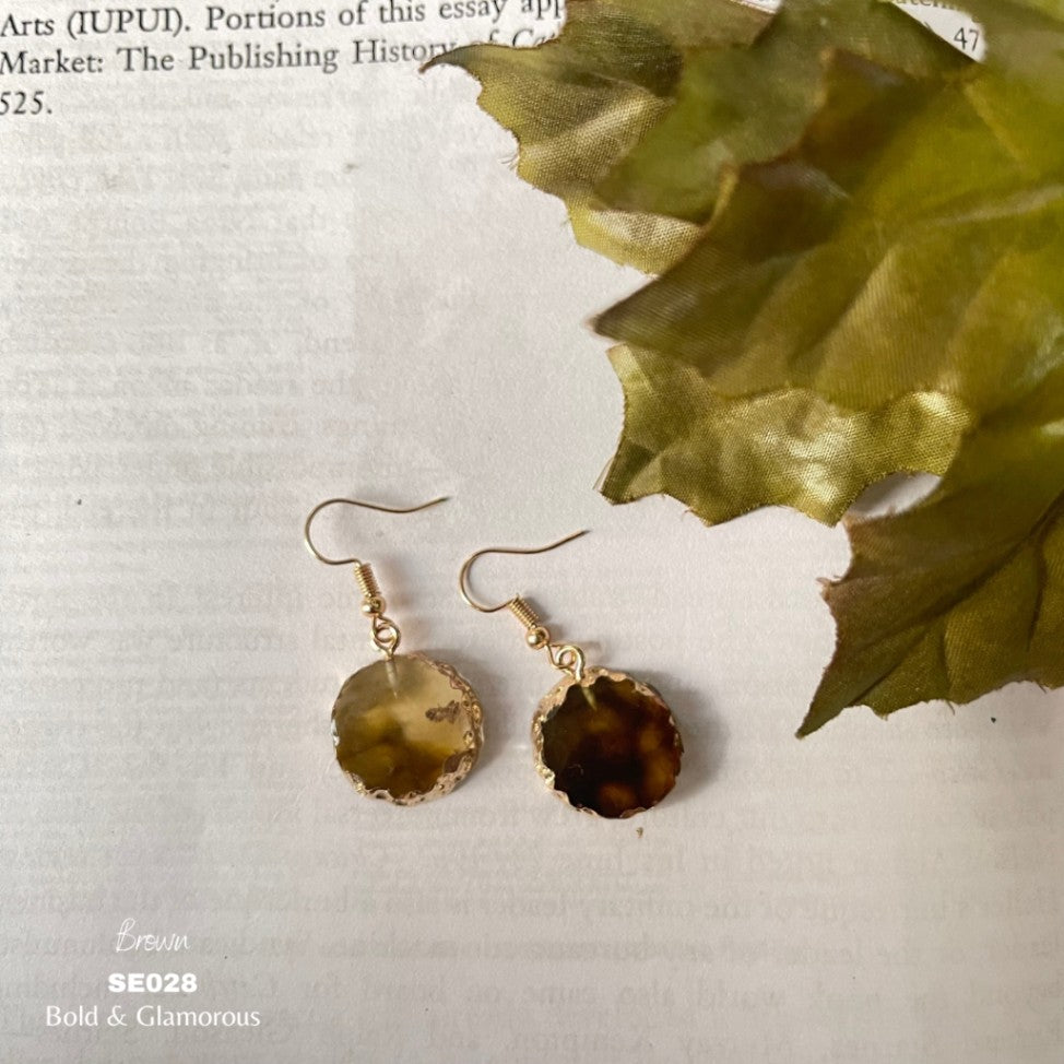 Vintage Resin Drop Earring | SE028