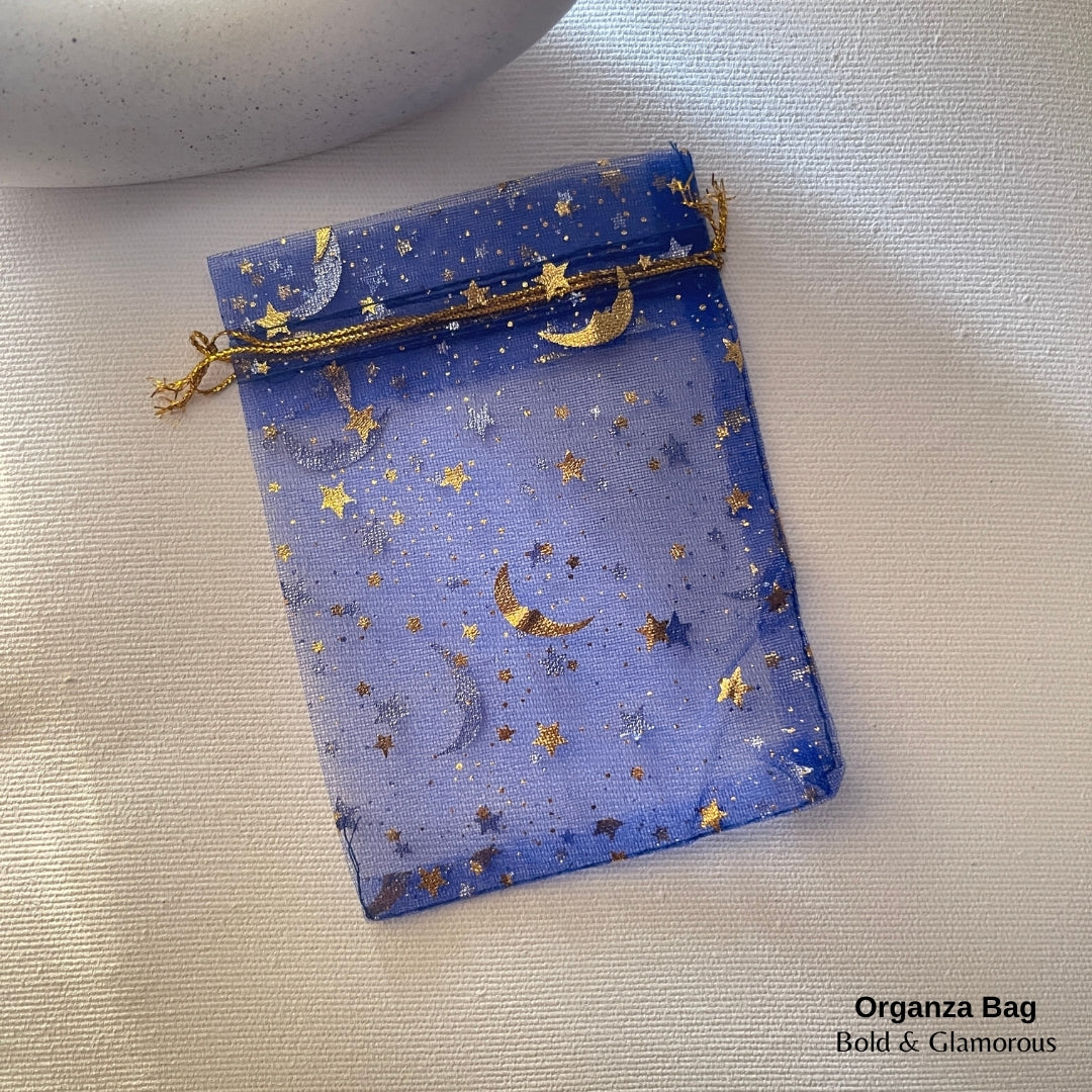 Organza Bag | Medium Size | Dark Blue