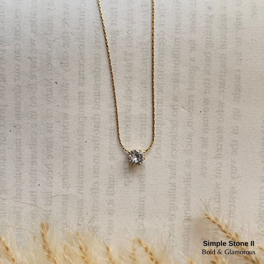 Necklace | SN106 | Simple Stone II
