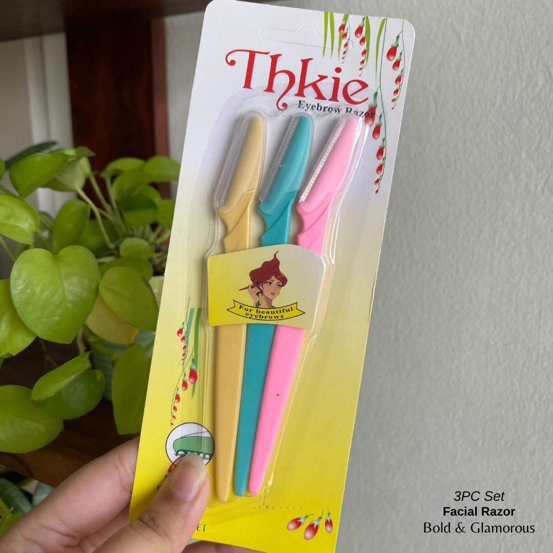 Thkie Facial Eyebrow Razor | MTFR04 | 3PC Set