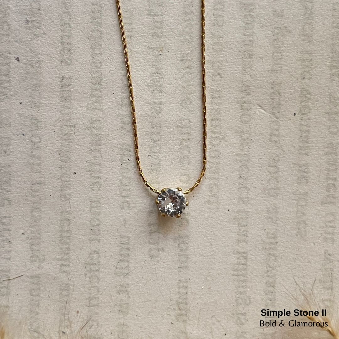 Necklace | SN106 | Simple Stone II