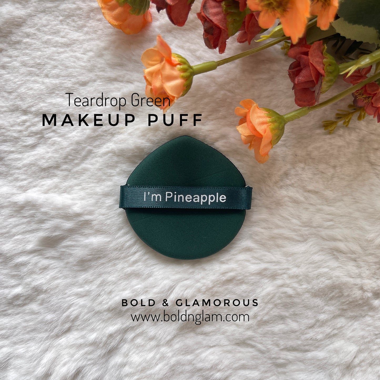 Powder Puff Teardrop Green