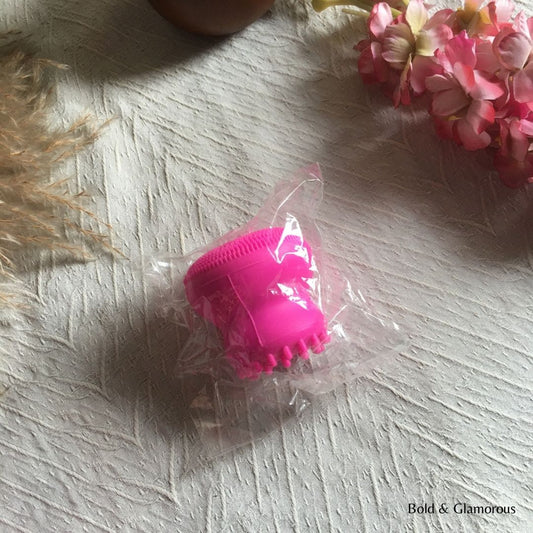 Silicone Face Scrubber Octopus | FSB01 | Dark Pink