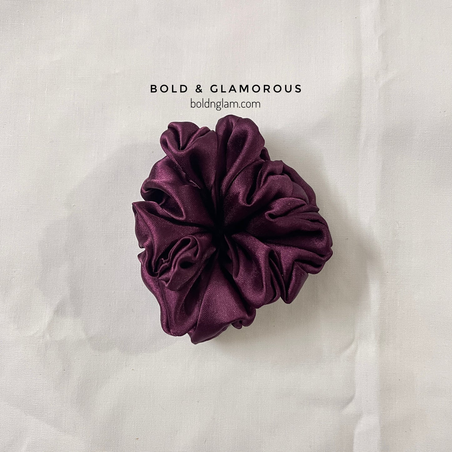 Japanese Silk Scrunchies #5 Plum
