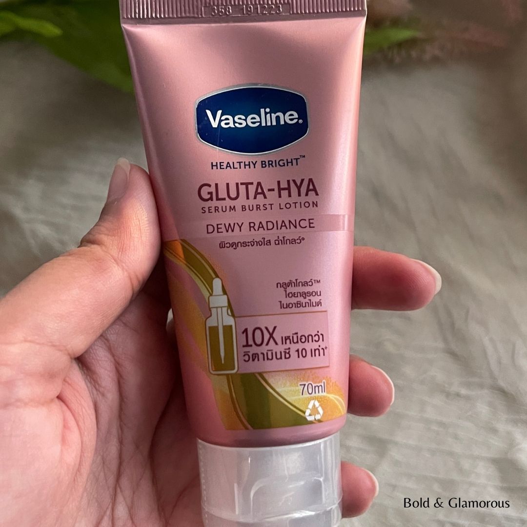 Vaseline Healthy Bright Gluta Hya Serum Burst Lotion | Dewy Radiance
