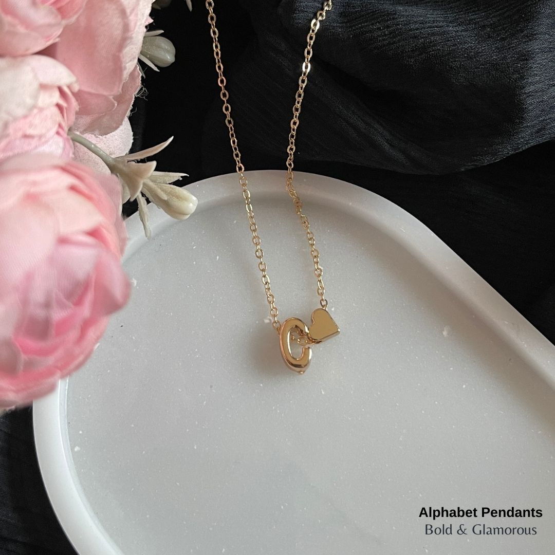 Alphabet Pendant C