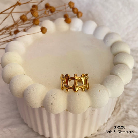 Statement Ring | SR128 | Gold