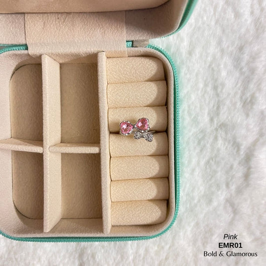 Bow Layered Ring | EMR01 | Pink