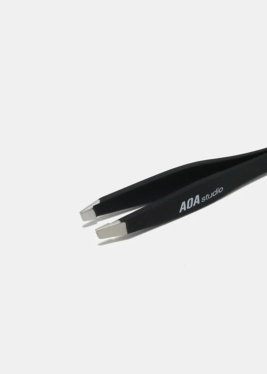 AOA Mini Slant Tweezer | Black